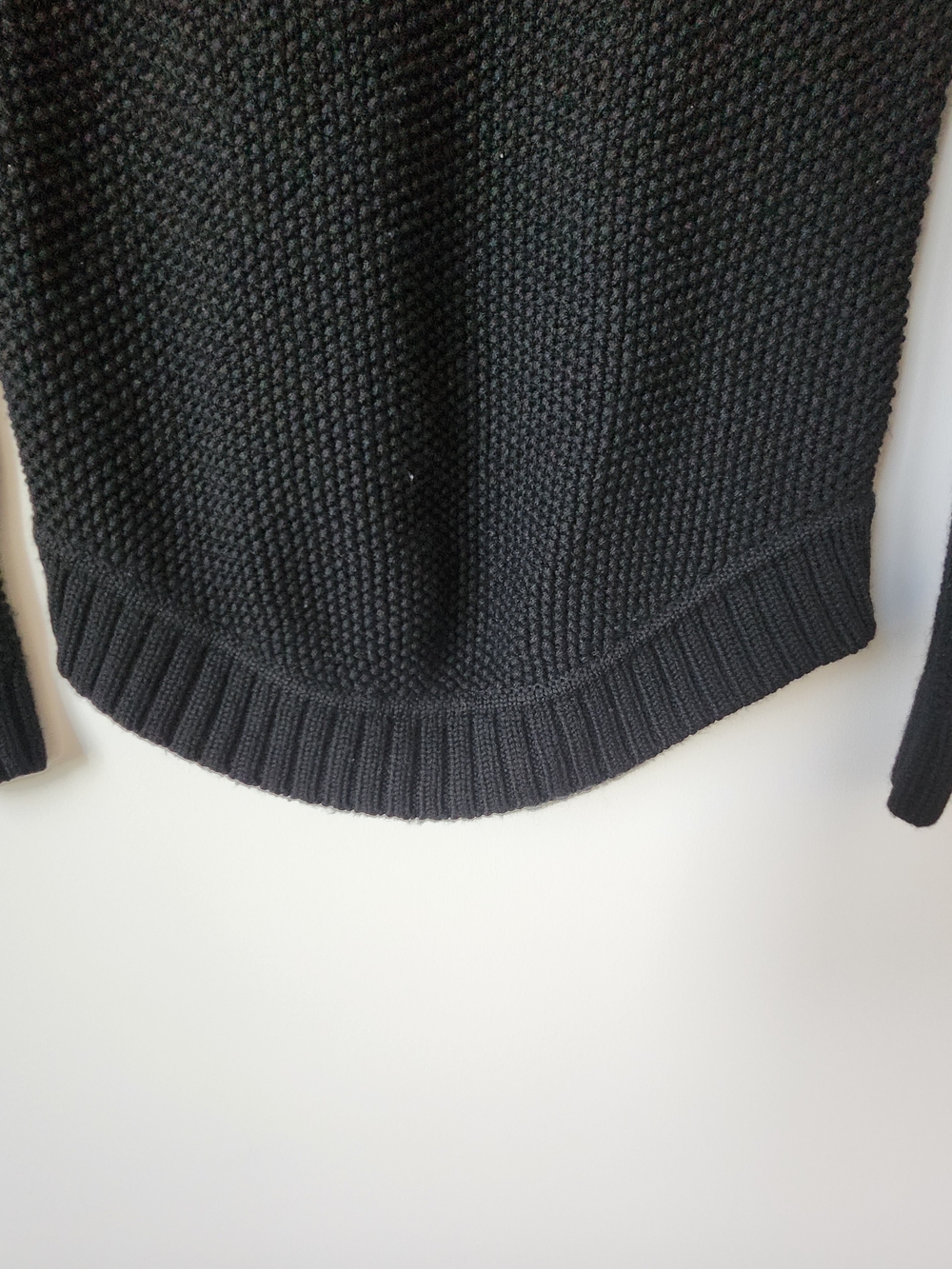 Lululemon Black Devi Crew *Pointelle Knit Sweater - Picture 7 of 10